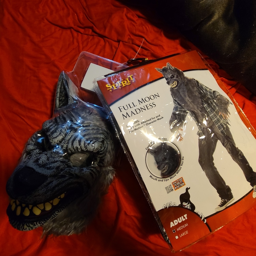 Wolfman full moon madness mens size medium costume